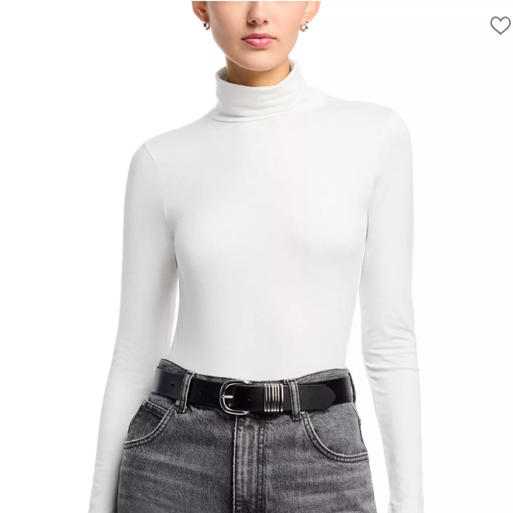 Majestic Filatures Long Sleeve Turtleneck Ivory/Cream Color Size 3 NWT